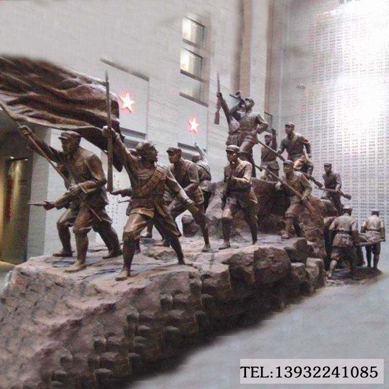解放军雕塑群雕像