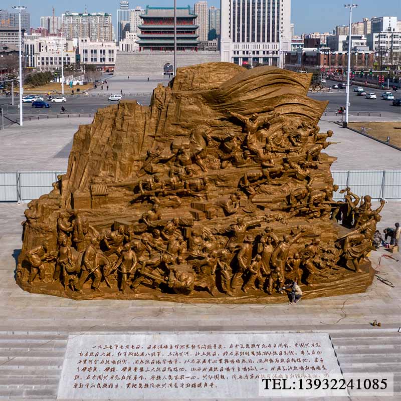 红军群雕广场大型人物雕塑