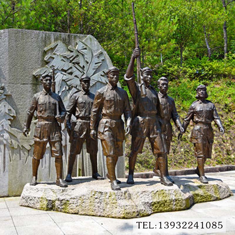 红军文化雕塑