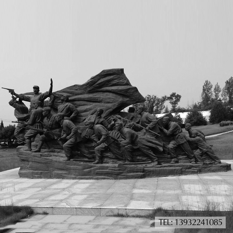 抗战红军雕塑定制厂家