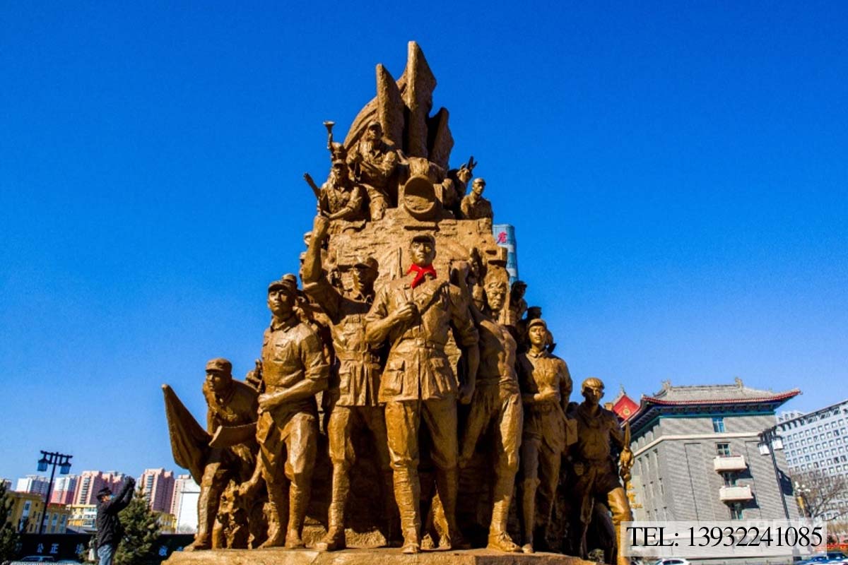 解放军红军雕塑.JPG