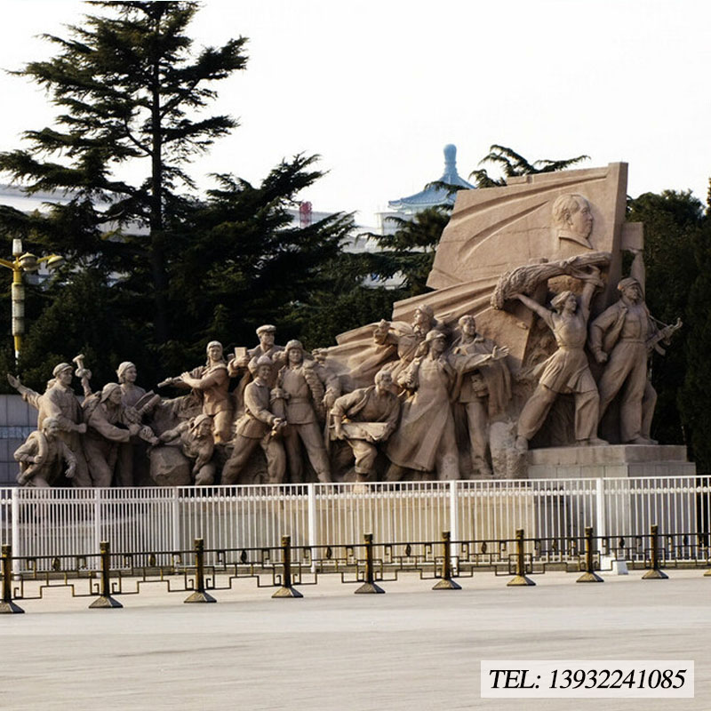 解放军人物群雕像定制厂家